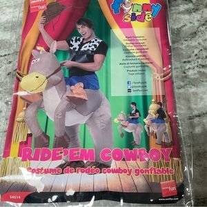 Ride ‘em Cowboy inflatable costume adult one size
